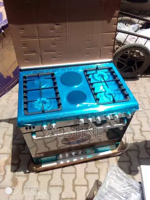 Brand New AKAI(60×90)4+2(Standing Gas Cooker)Oven Grill(Aut)