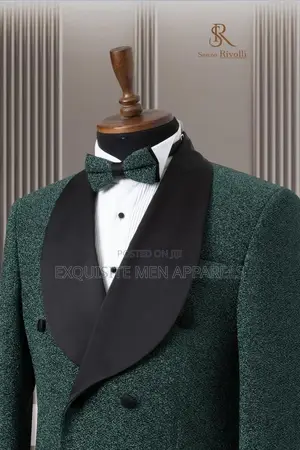 Quality Turkish Double Breasted Shiny Tuxedo Men’S Suit