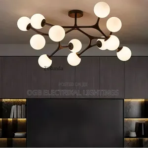 New Glass Ball Ceiling Chandelier