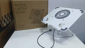 Laptop Stand Adjustable Rotatable With Fan