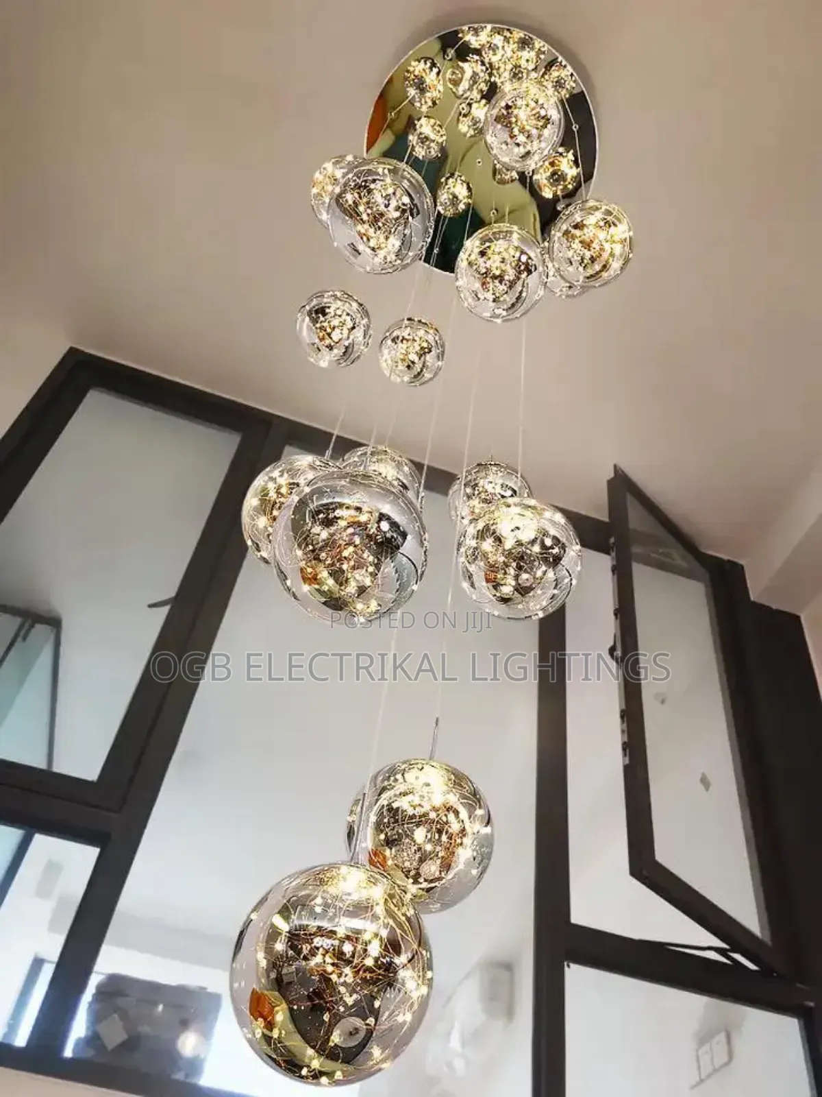 Spiral Staircase Lighting Chandelier