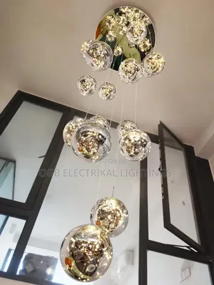 Spiral Staircase Lighting Chandelier