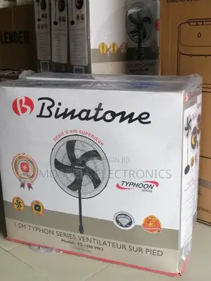 Binatone Standing Fan TS 1880 MK2 Black Color 18 Inches