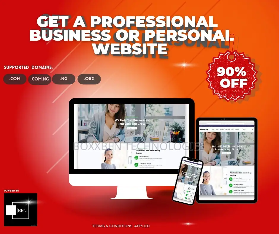 Professional Website for Business