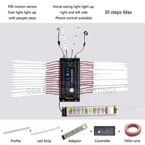 Phone Control Pir Motion Sensor Stair Light Controller