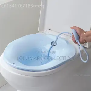 Foldable Toilet Sitz Bath Basin for Steaming Postpartum Relief