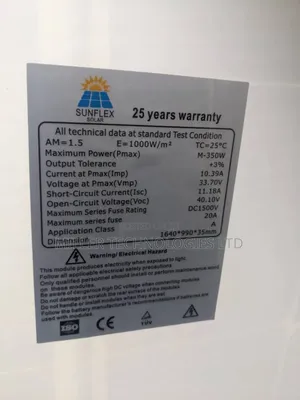 Sunflex Solar Panel 350w