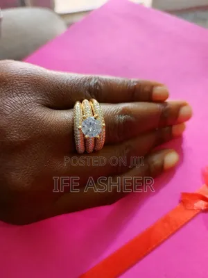 Zara Ladies Set of Wedding Ring 0005 - Gold