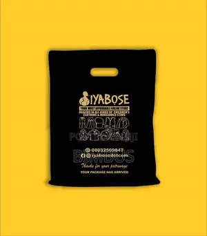 Black Nylon Bag,.