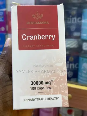 Herbamama Cranberry 30,000mg- For Urinary, Bladder-100 Caps