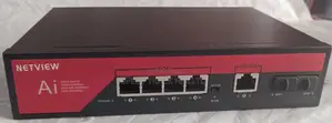 Netview 4 Port Gigabit Poe Smart Switch