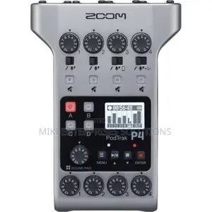 Zoom Podtrak P4 Portable Multitrack Podcast Recorder