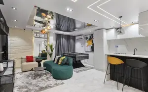 New Aesthetically One Bedroom Withceiling Mirror,Ps5,Snooker