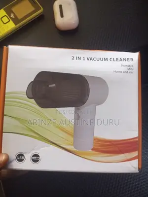 Portable High Power 2 in 1 Car Vacuum Cleaner