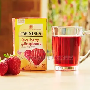 Twinings Strawberry and Raspberry Tea. A Pack of 4