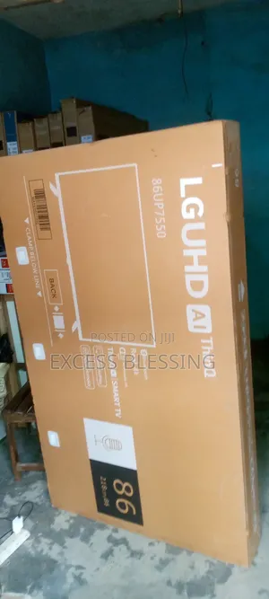 Smart LG Smart Tv 86 Inches Frameless+Netflix+Wi-Fi-86up7550