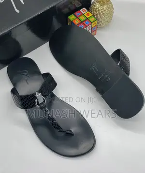 Zanotti Leather Slipers