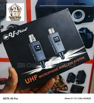 Generic 1 Pair Mic Wireless System With Guitar Converter K