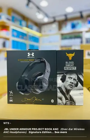 JBL Under Armour Project Rock Over-Ear Training Headphones