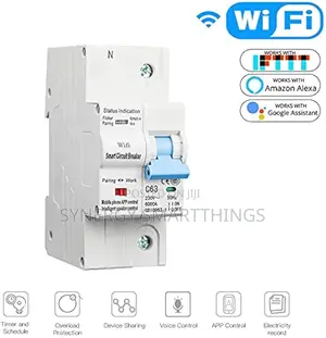 Wifi Circuit Breaker Tuya Smart Life 1p - 100a