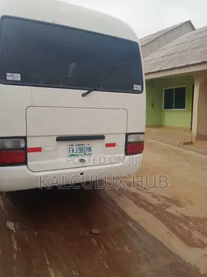 Clean Coaster Bus for Rent.