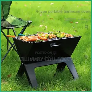 Portable Foldable Charcoal Barbecue Grill Stand