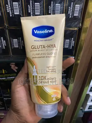 Vaseline Gluta-Hya Serum Burst UV Lotion Flawless Glow 330ml