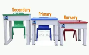 Reading Table and Chair for Secondary, Prim. And Nurs. Sch.