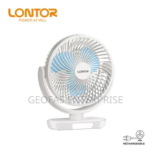 Lontor High Quality Power Rechargeable Table Fan MF027-6