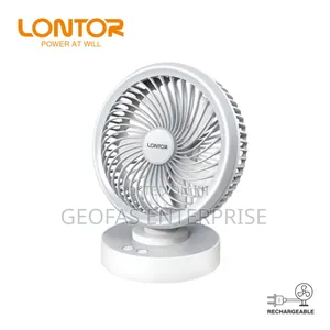 Lontor High Quality Portable Rechargeable Table Fan MF026-6