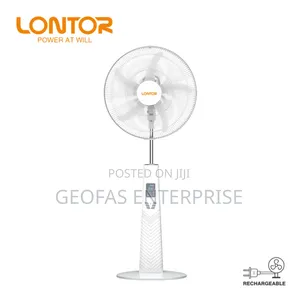 Lontor High Power Rechargeable Standing Fan