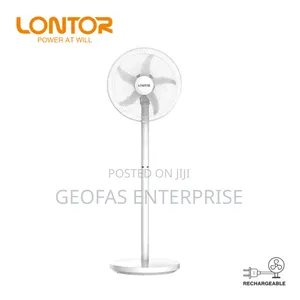 Lontor High Performance Rechargeable Fan With 3 Height Modes