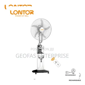 Lontor High Quality Speed Rechargeable Mist Fan 16inch