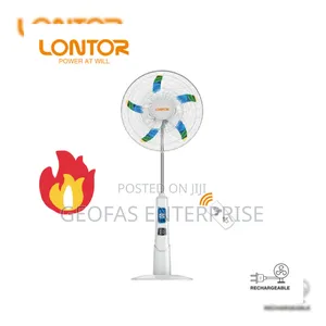 Lontor High Fast Speed Rechargeable Standing Fan CF034R-18-C