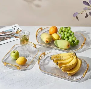 3 in 1 Rectangular Acrylic Tray Set