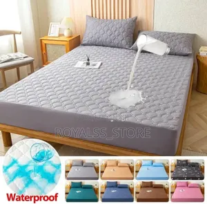 Waterproof Mattress Protector/Cover With 4 Pillow Cases 6by6 7by7