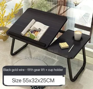 Removable Folding Bed Reading Table/Desk With Cup Holder