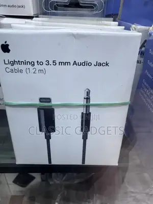 Apple Lightning to 3.5mm Audio Jack 1m Cable