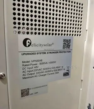 Felicity 5kva 48v Pure Sine Wave Inverter