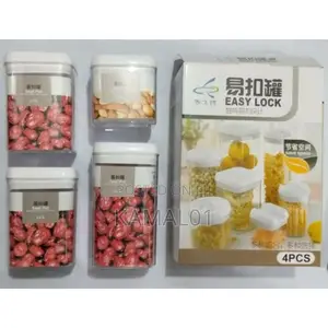 Easy Lock Large Kitchen Storage Container Set 4pcs