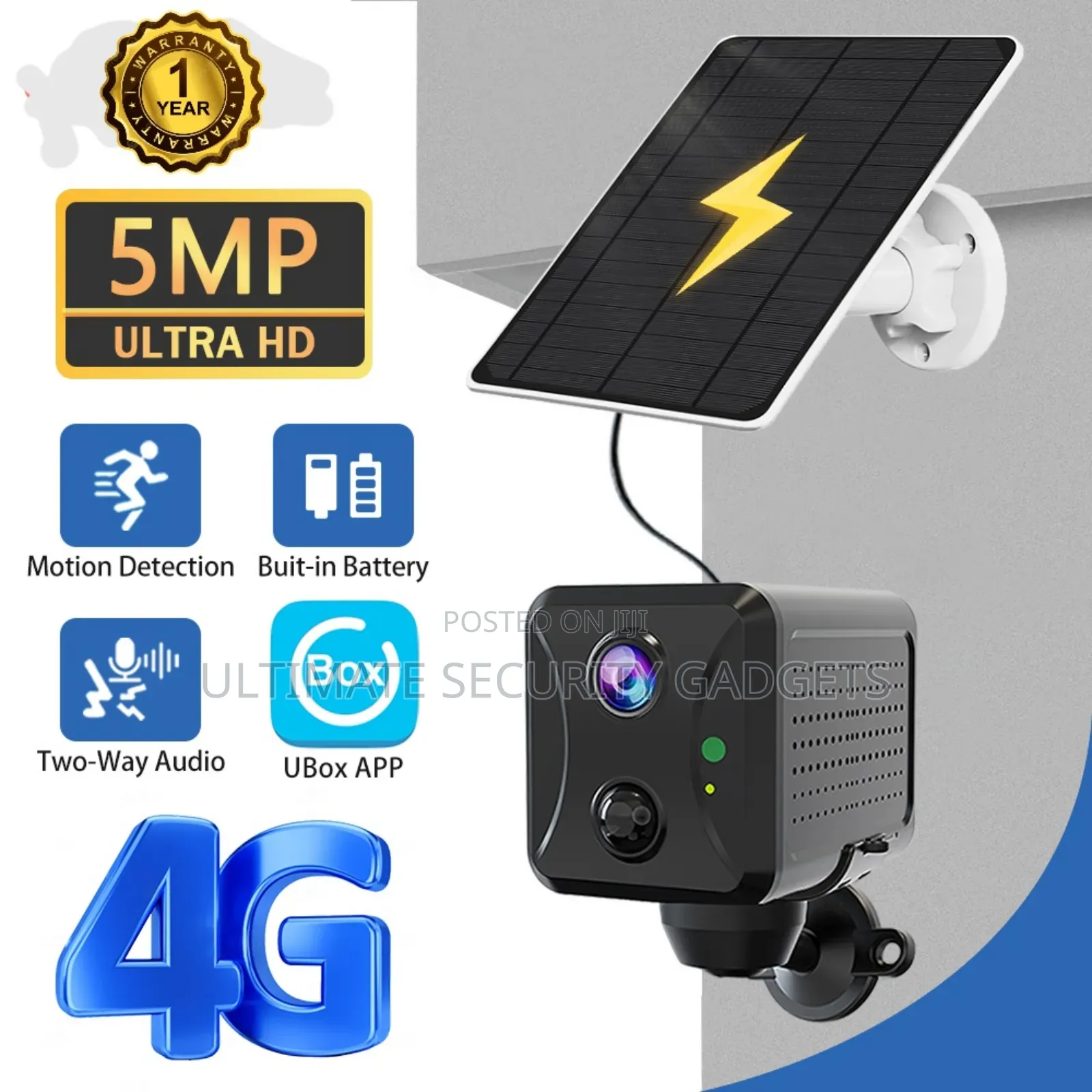 4g Sim Solar Powered Mini Spy Camera