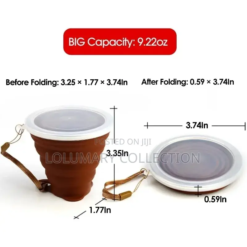 Foldable Cup / Foldable Silicone Cup