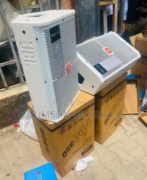 JBL 12 Inches Speaker and Floor Monitor Pure White