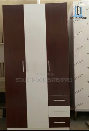 Solid HDF 4ft Wardrobe With Accessories