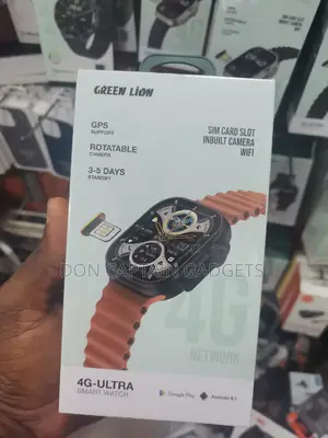 4G Ultra Green Lion Smart Watch With SIM