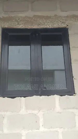 Black Casement Window With Burglary