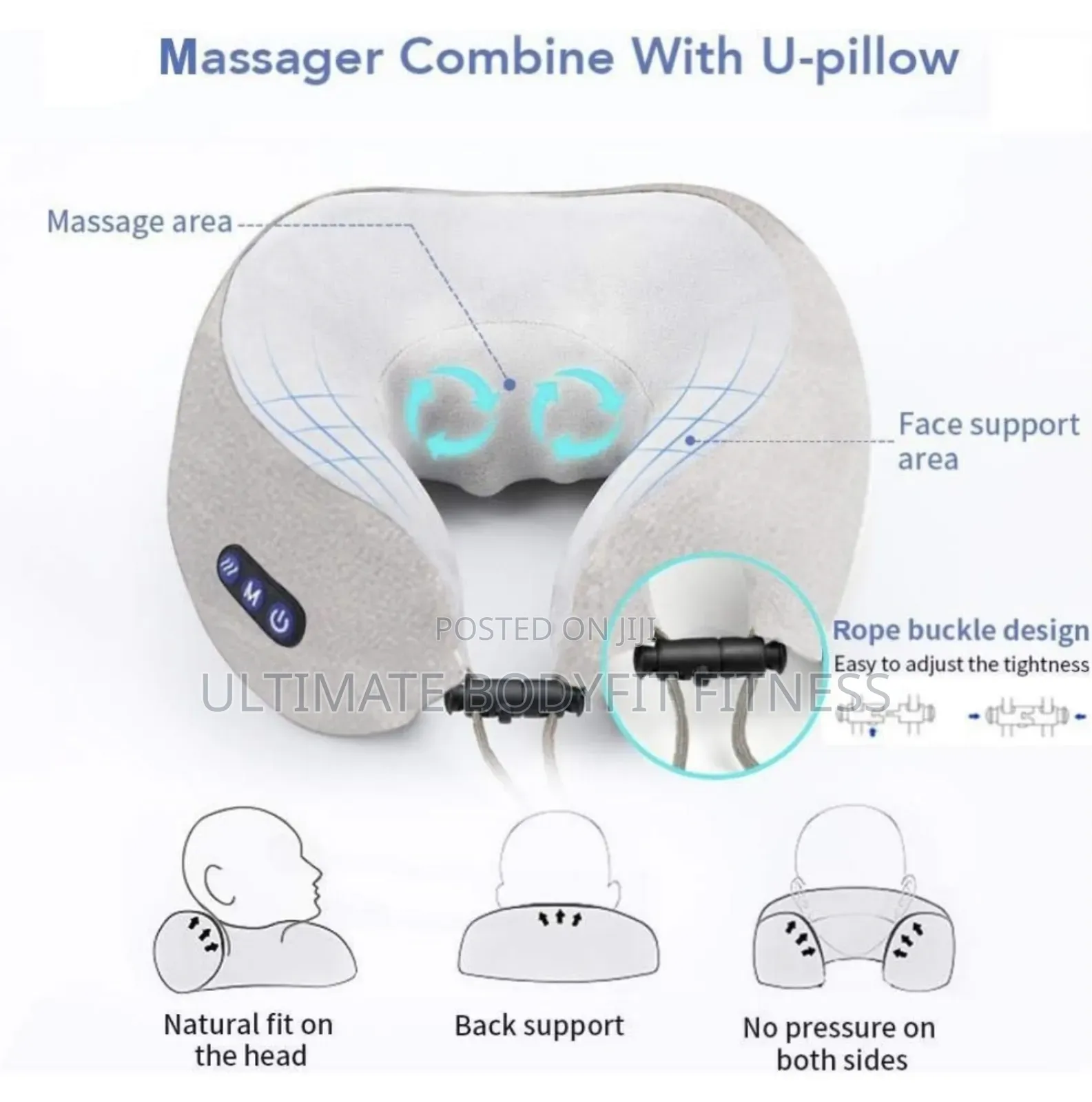 Brand New Rechargeable U Sharped Massage Pillow