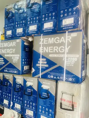 12v 220ah ZEMGAR ENERGY Tall Tubular Solar Battery