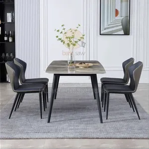 New Imported Classic 4 Seaters Marble Top Dining Set.