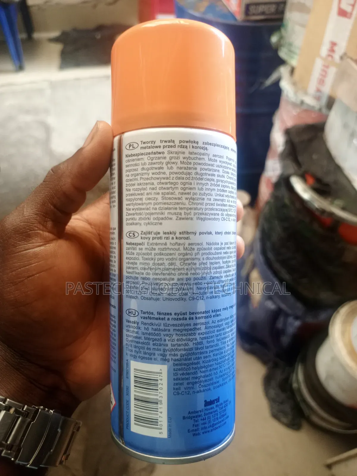 Ambersil Bright, Cold Galvanized
